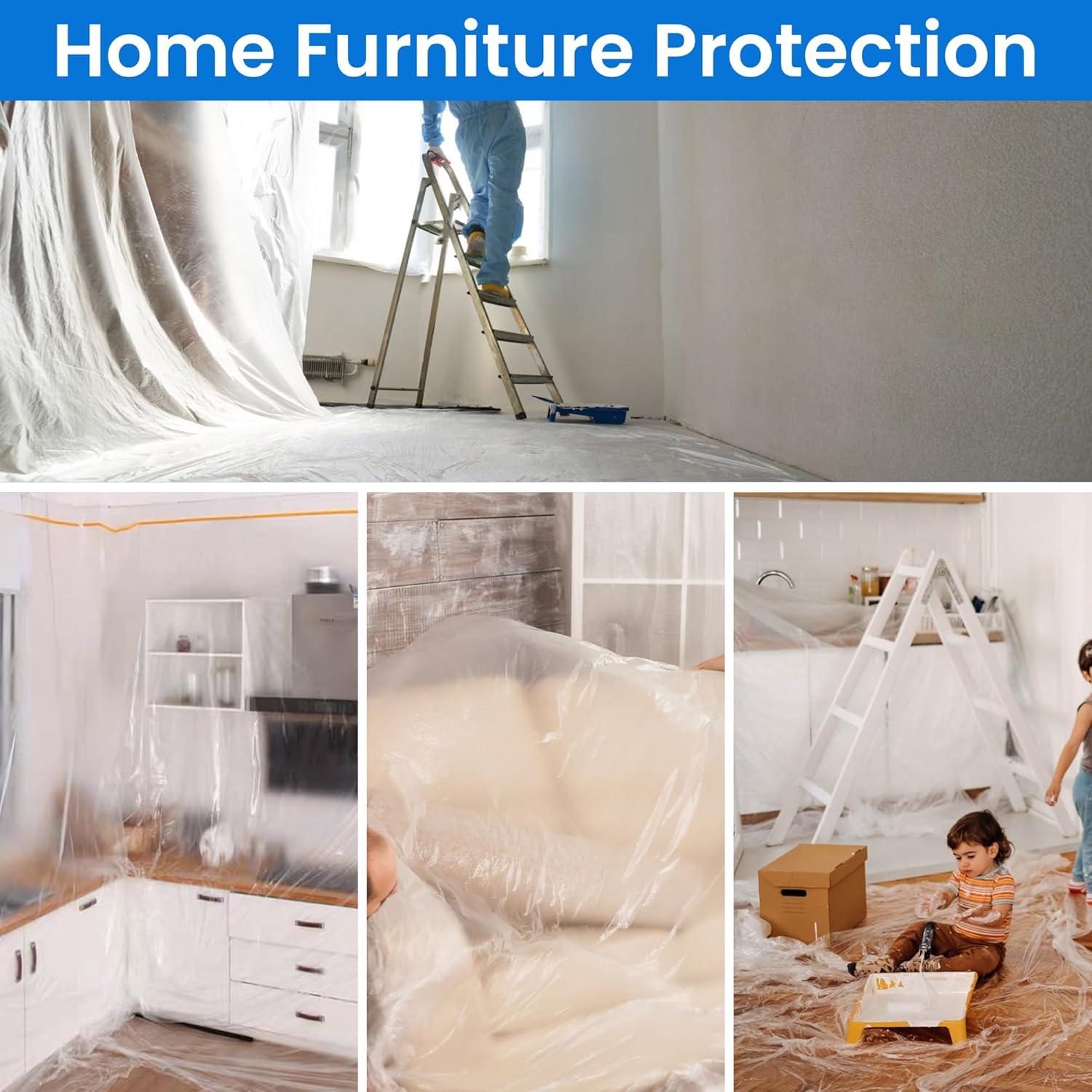 Película de Enmascarar TAPEBEAR 550 mm x 20 m 3 Rollos