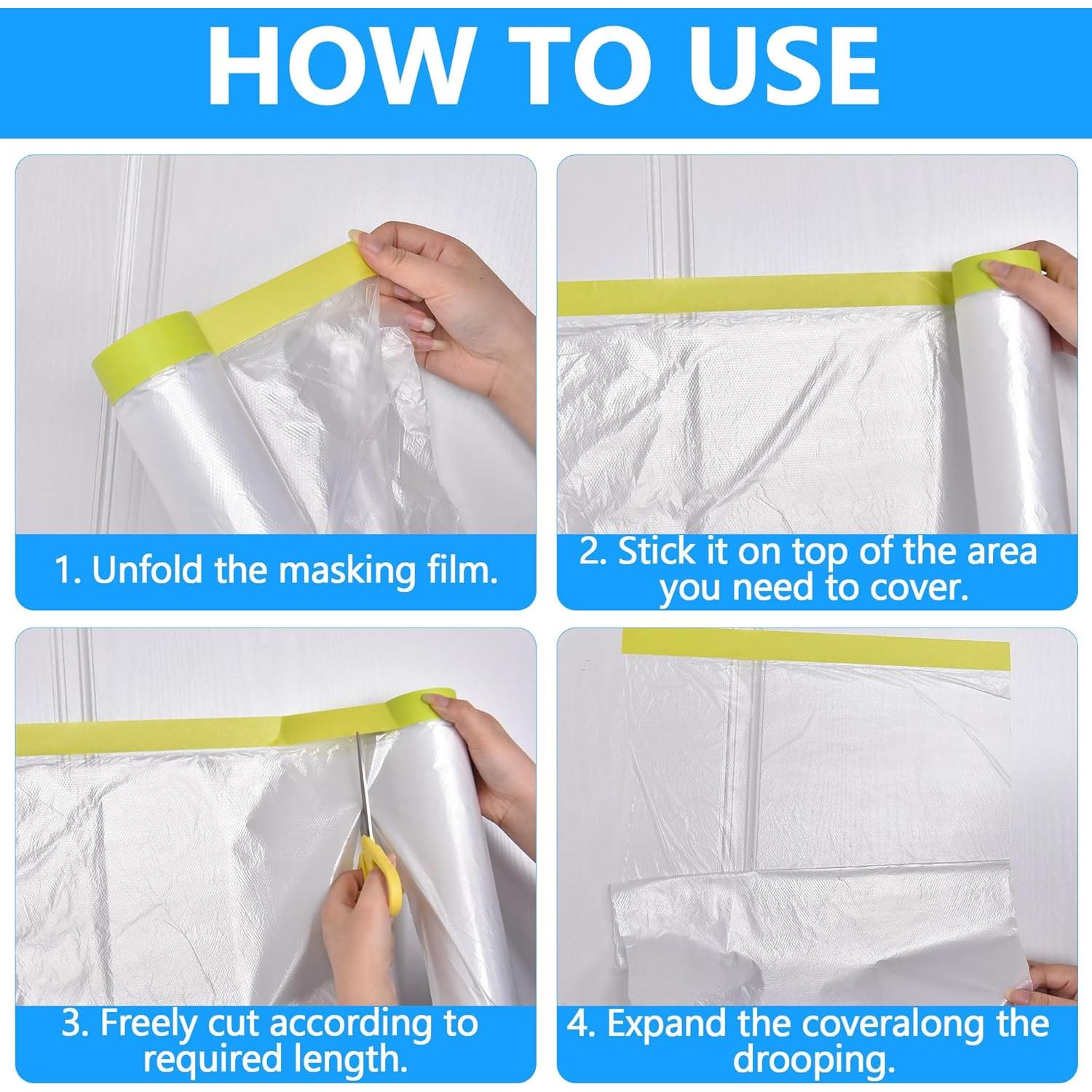 Cinta y Película Enmascarar LLPT 150 cm x 20 m 0.31 mil