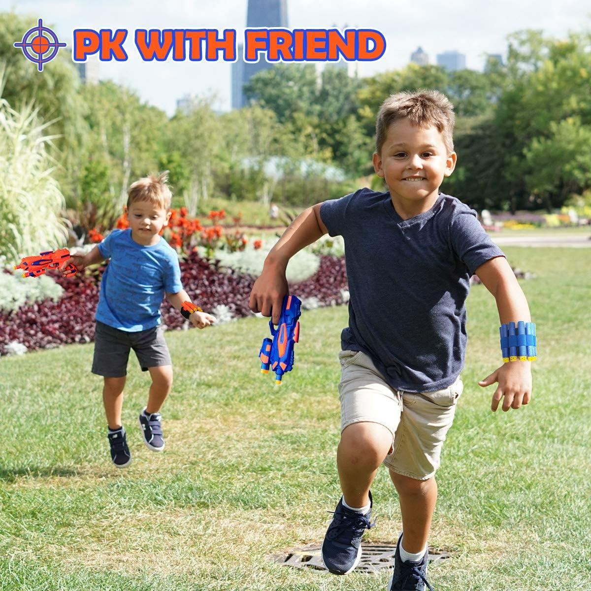 Paquete 2 Pistolas Blaster Banvih con 60 Dardos y Muñequera