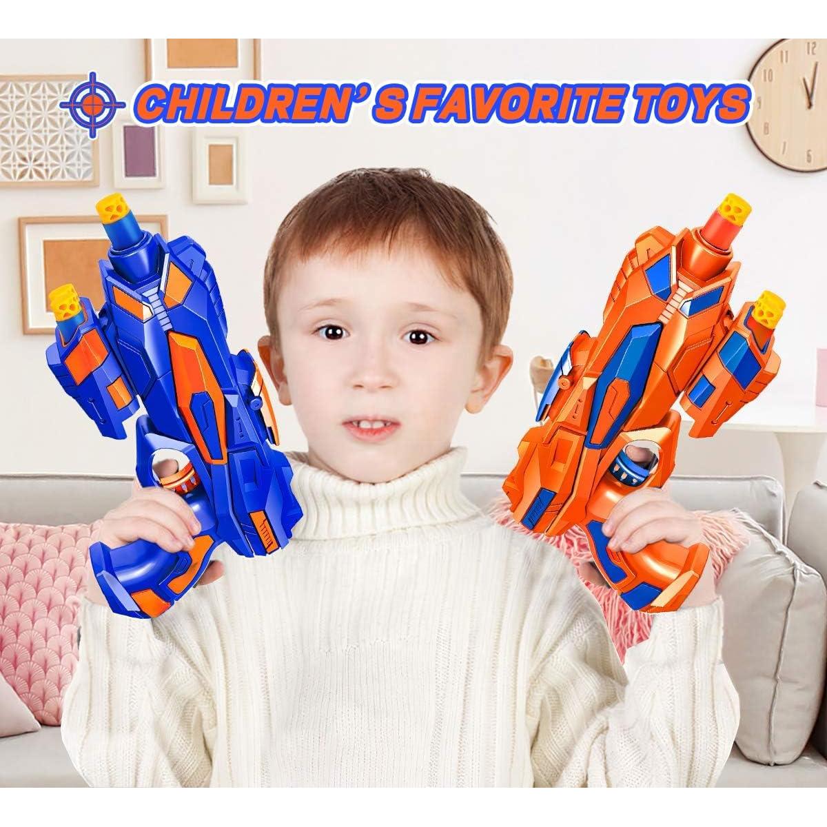 Paquete 2 Pistolas Blaster Banvih con 60 Dardos y Muñequera