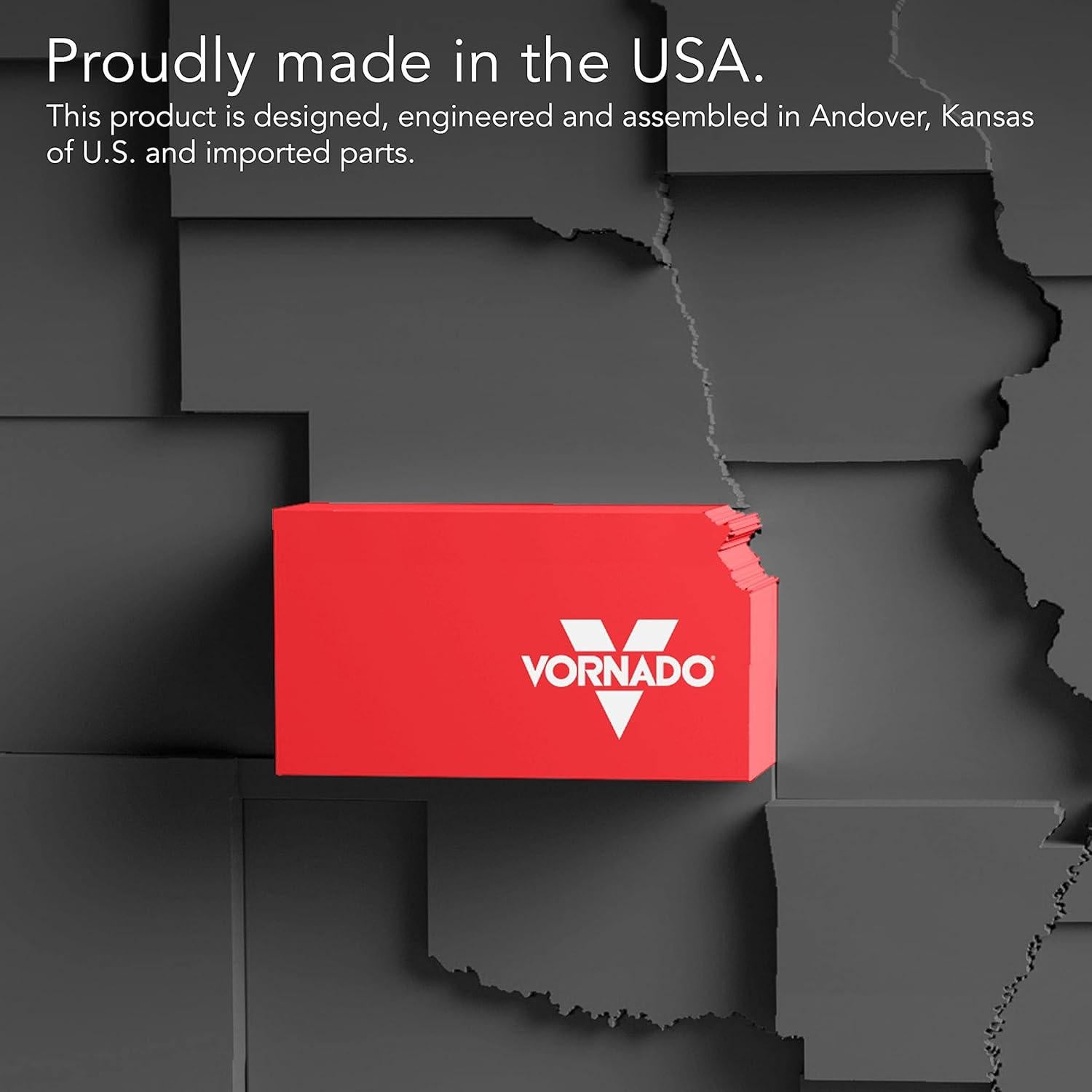 Ventilador Circulador de Aire Vornado 783 - 3 Velocidades, Negro