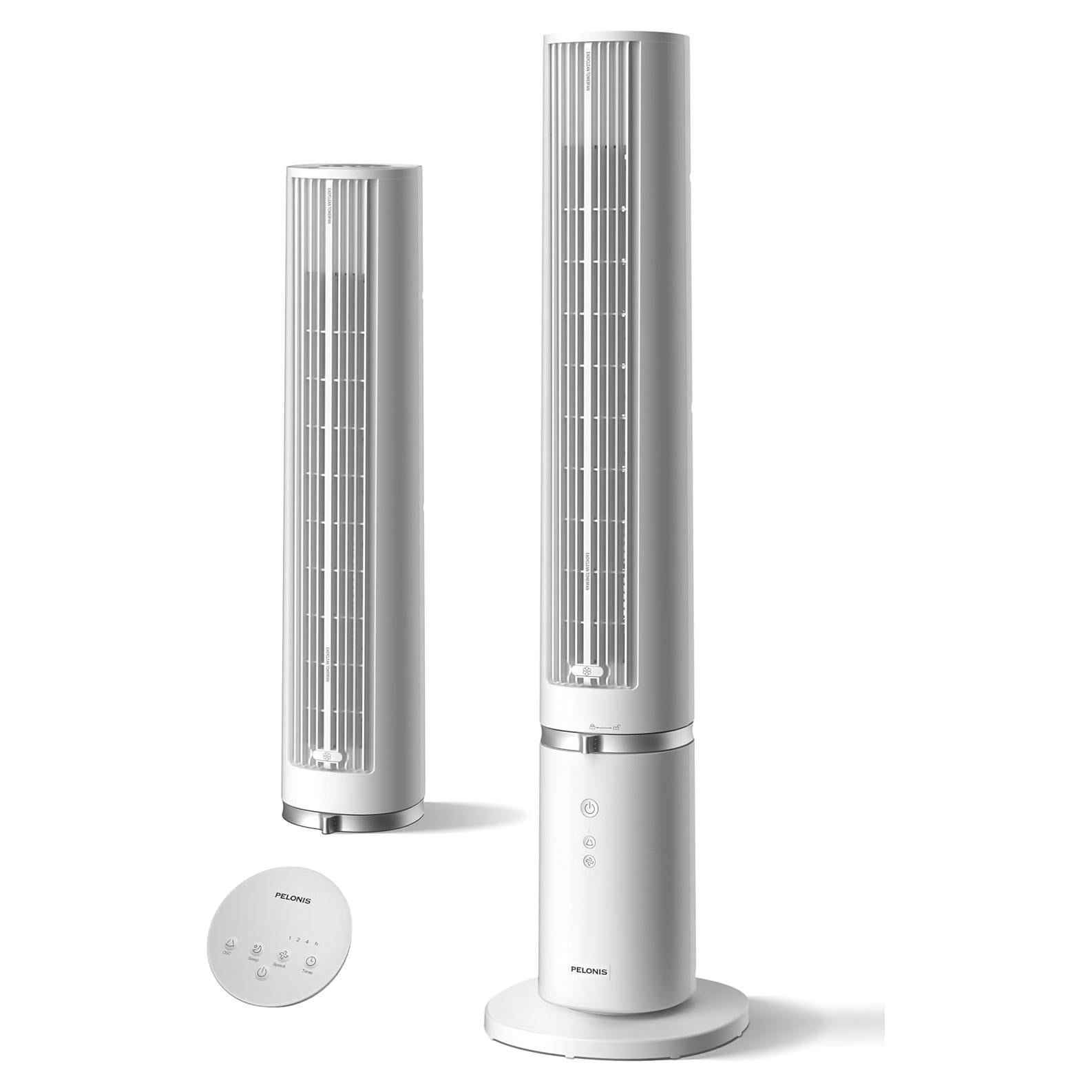 40-Inch Tower Fan for Bedroom, Fan That Blows Cold Air, Oscillating Fan with Innovative Washable Design, 2000 CFM, 28ft/s Airflow, 4 Speeds + 2 Modes, 90° Oscillation, 23dB Quiet