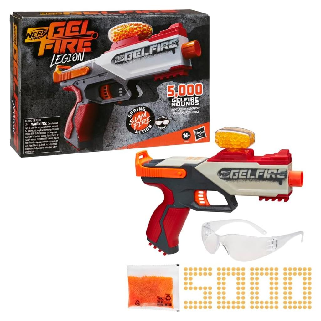 Blaster Nerf Pro Gelfire Legion 5000 Rondas 130 Cargador