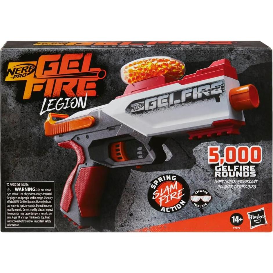 Blaster Nerf Pro Gelfire Legion 5000 Rondas 130 Cargador