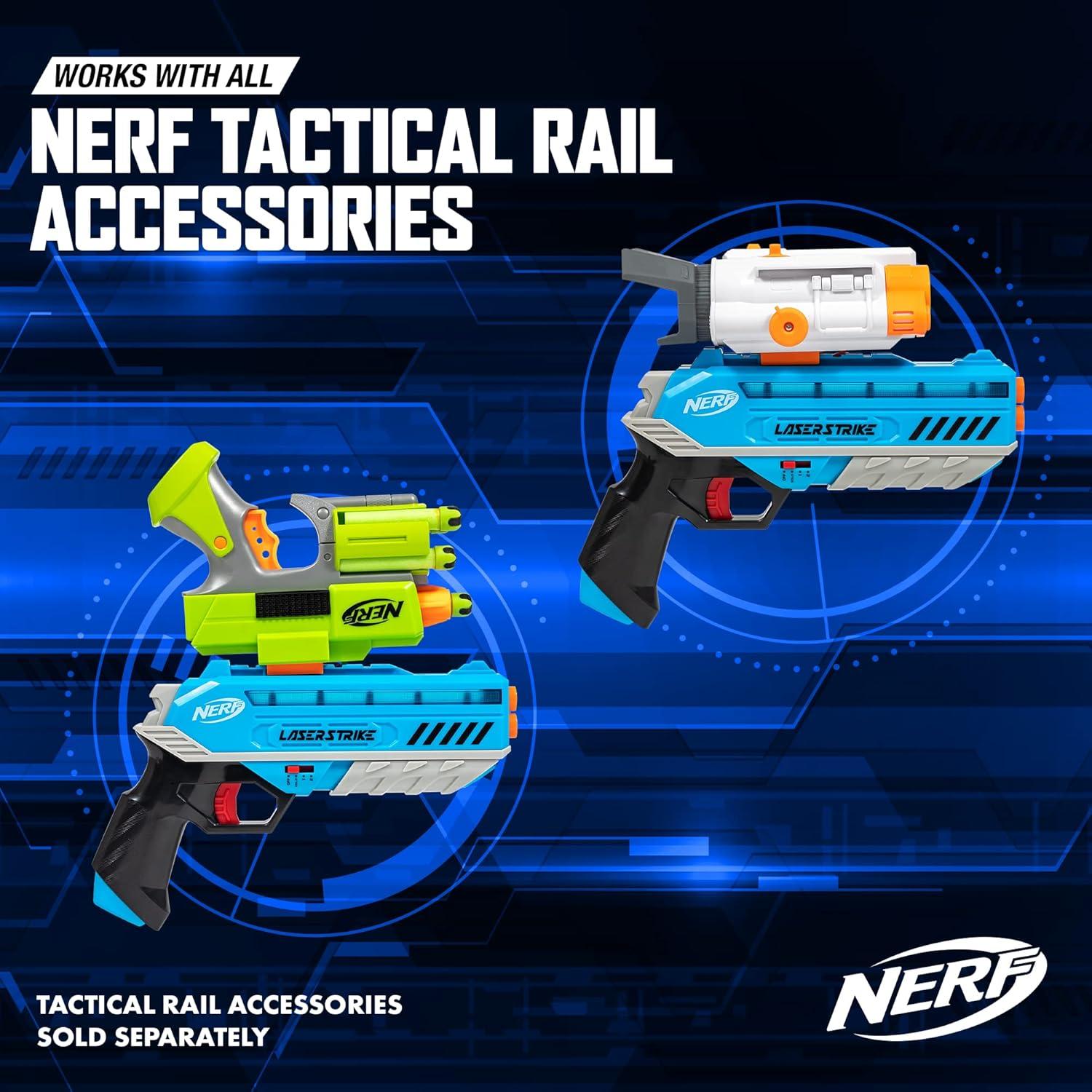 Juego de Laser Tag Nerf Laser Strike 4 Jugadores con Blasters
