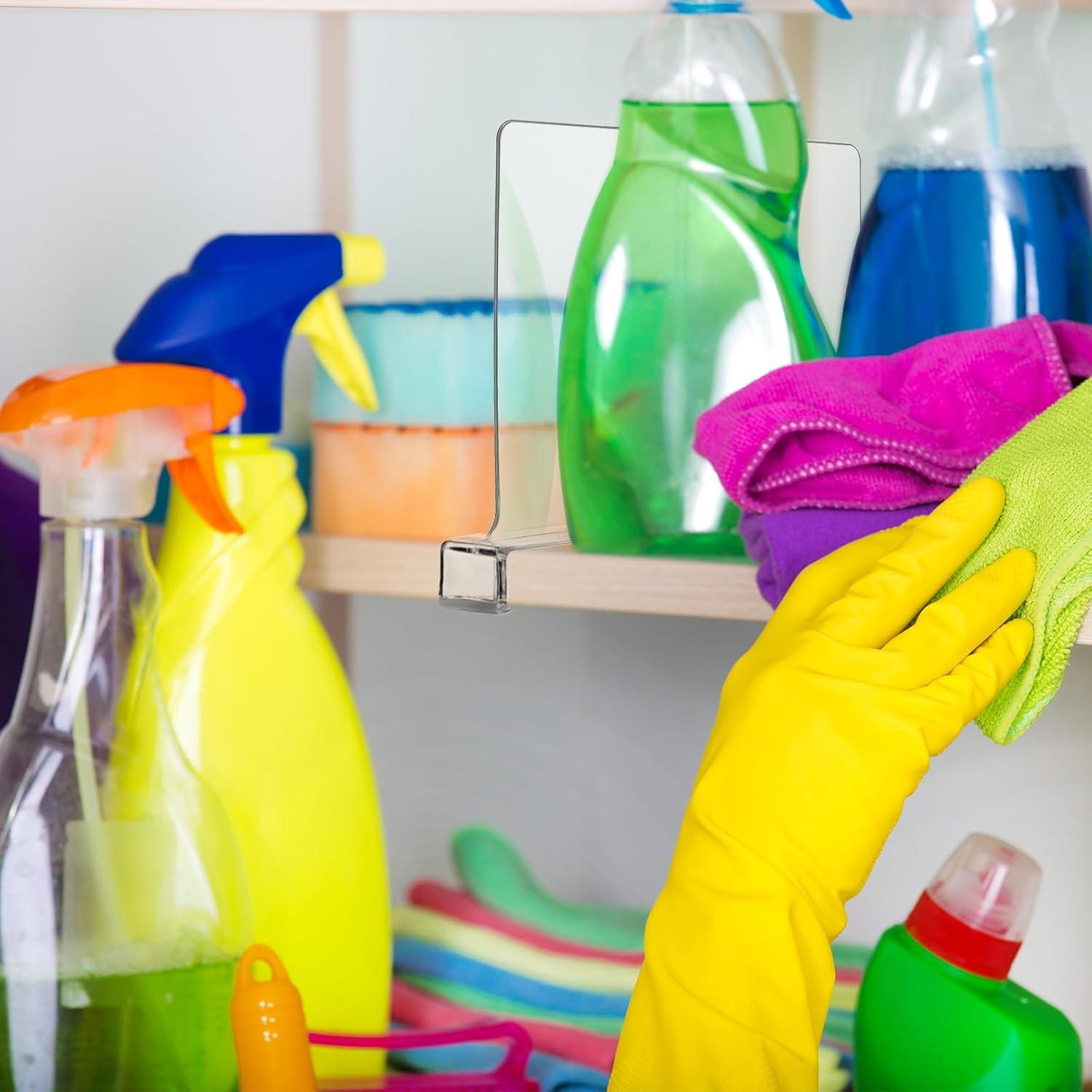 Divisores de Estante Acrílico Boao 8 Pcs 30x20 cm