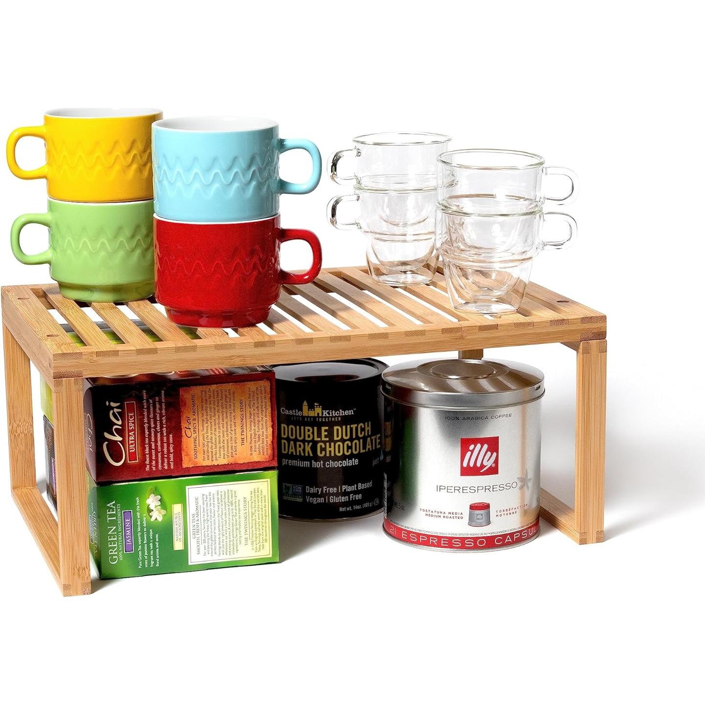 Estante de Cocina de Bambú Lipper International 15.6x10x6.3 cm