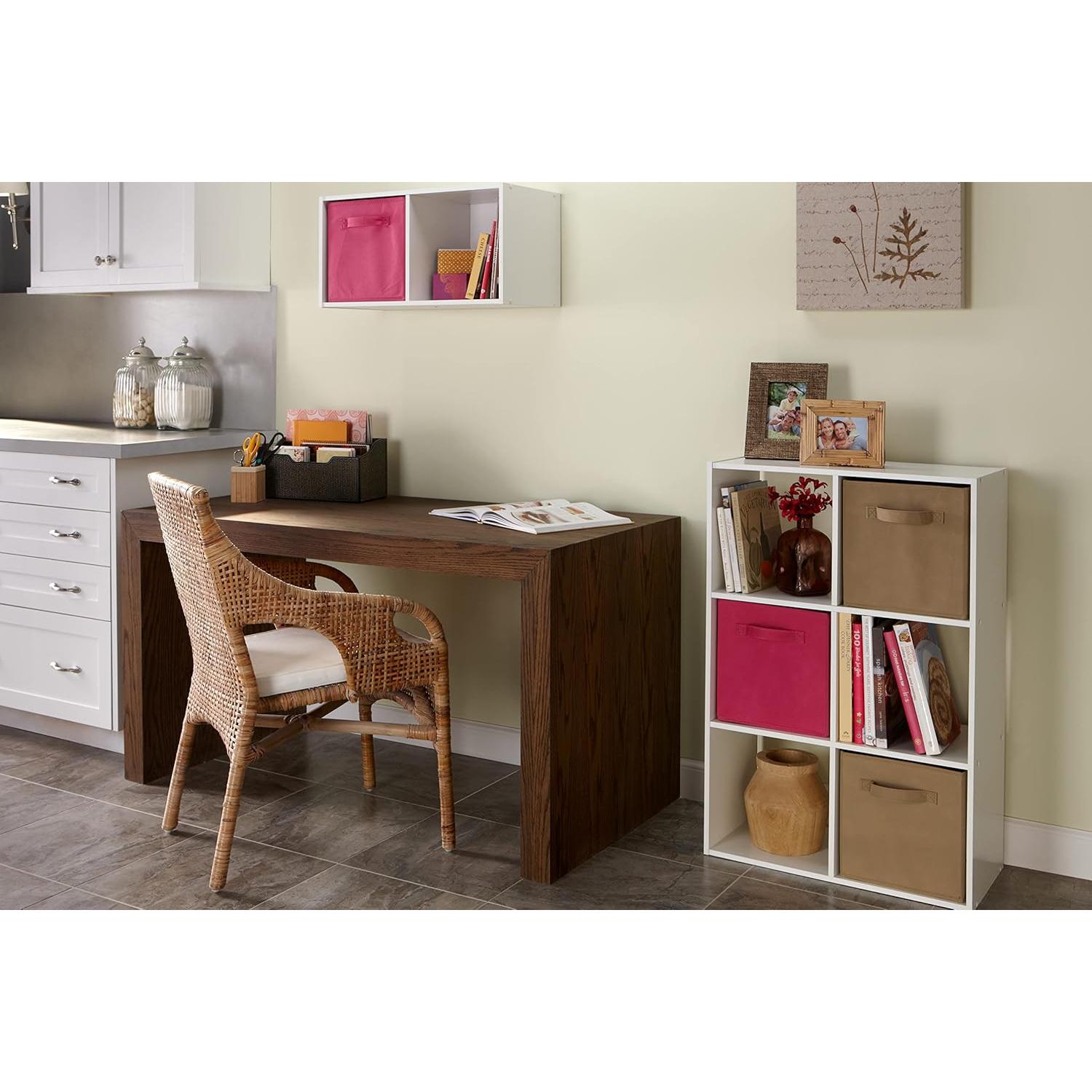 Organizador de Almacenamiento ClosetMaid Cubeicals 6 Cubos Blanco