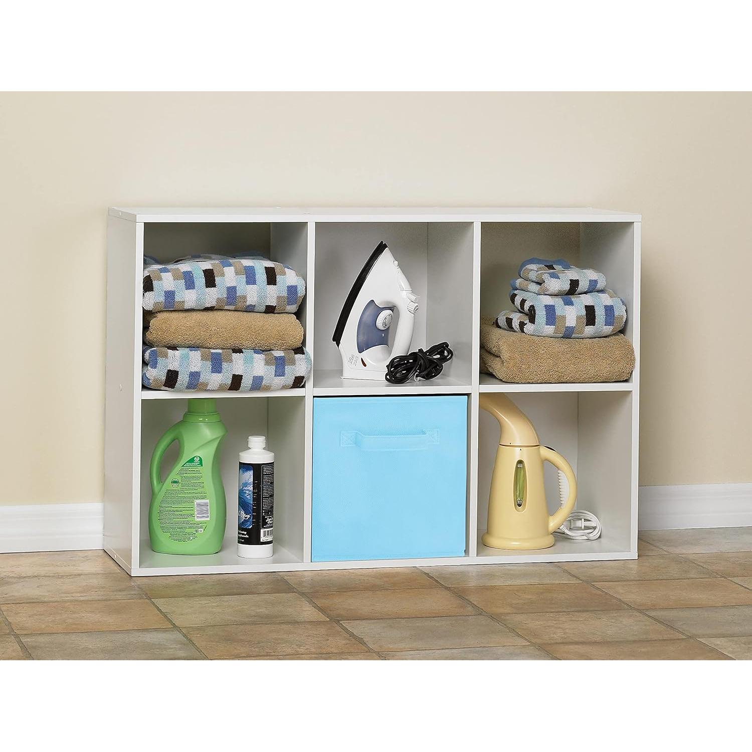 Organizador de Almacenamiento ClosetMaid Cubeicals 6 Cubos Blanco