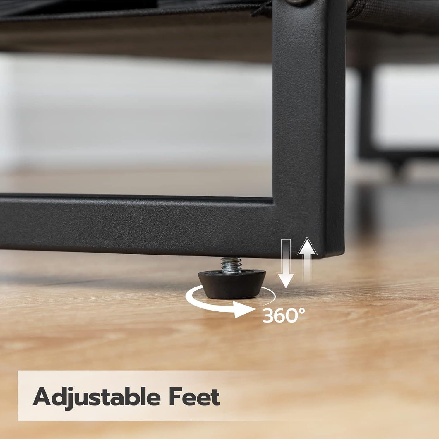 Estante para Zapatos HOOBRO 4 Niveles Marrón Rústico