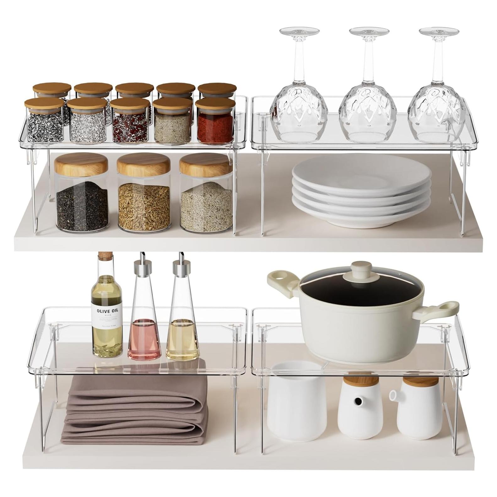 Estante Organizador de Gabinete STARLATTA 2 Pcs 30x21 cm