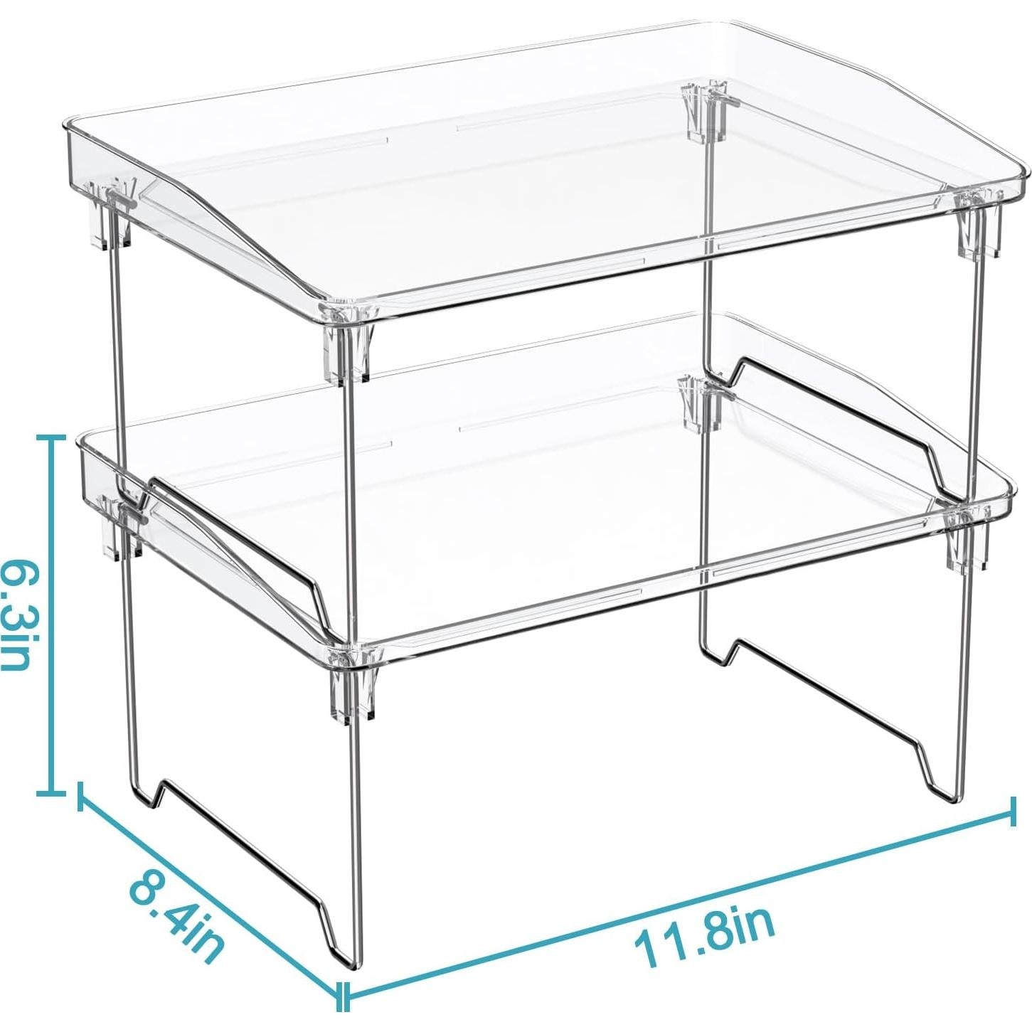 Estante Organizador de Gabinete STARLATTA 2 Pcs 30x21 cm