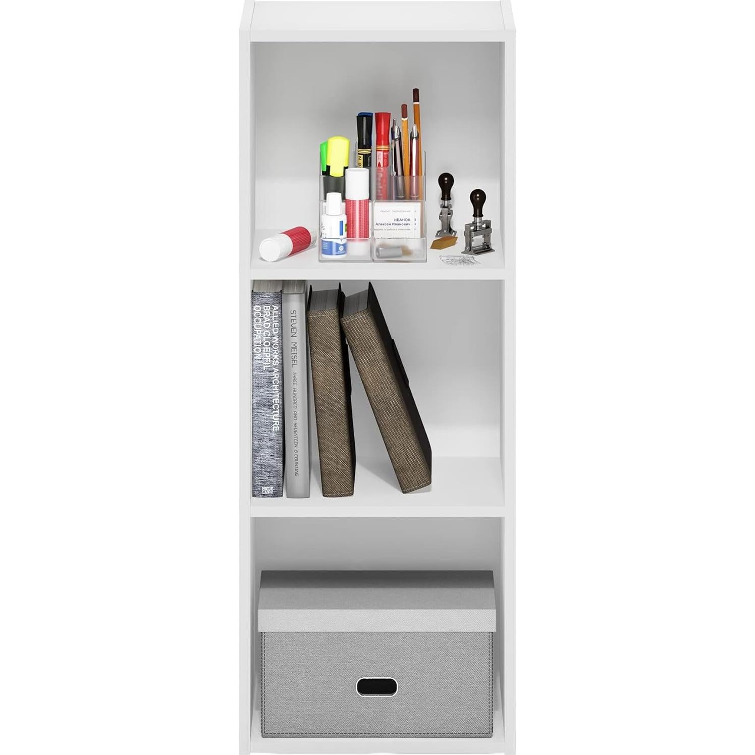 Estantería Abierta Furinno Pasir 3 Niveles Blanca