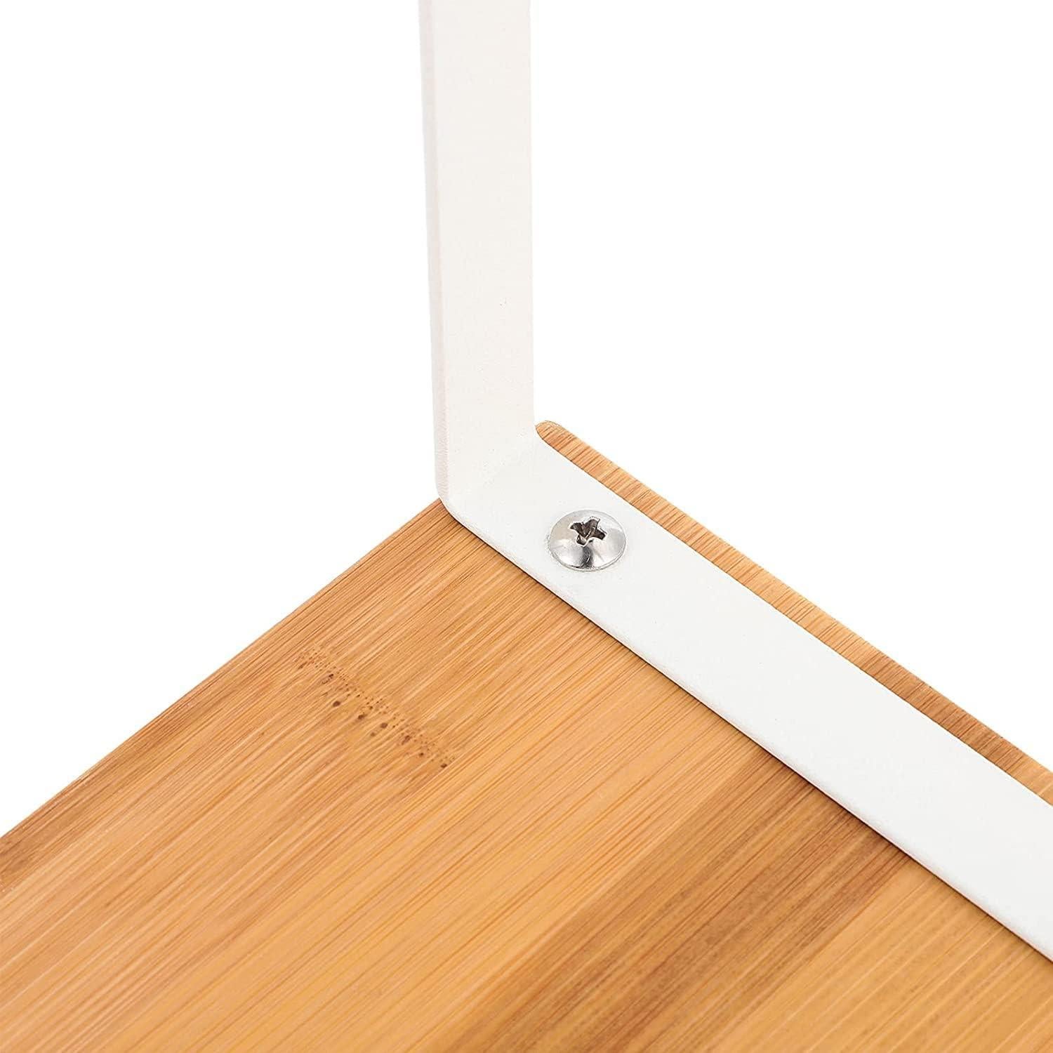 Estante de Cocina NEX de Bambú, Set de 4, Apilable y Expandible