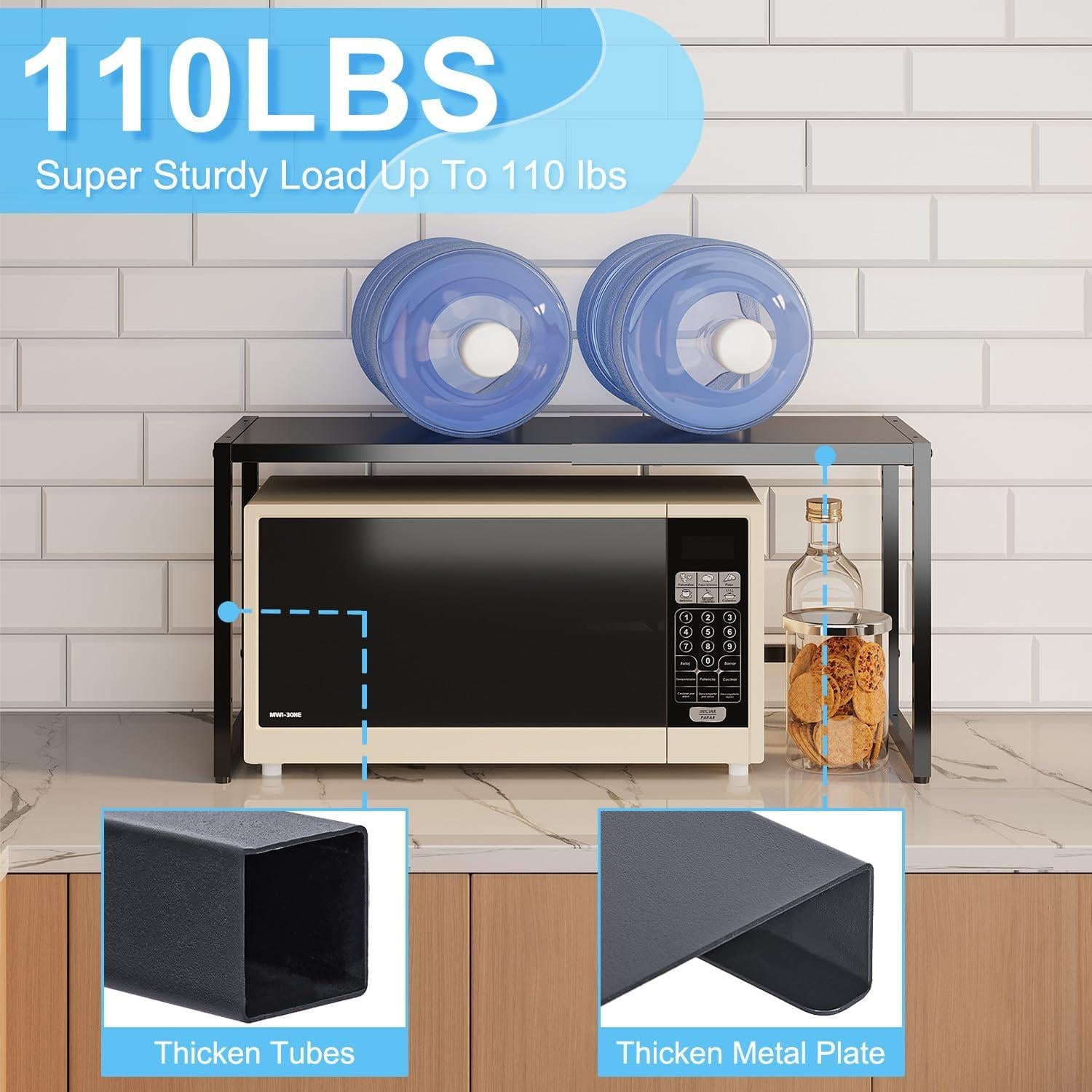 Estantería Metálica Ajustable Cidaziya 110 lbs 29 cm x 41 cm