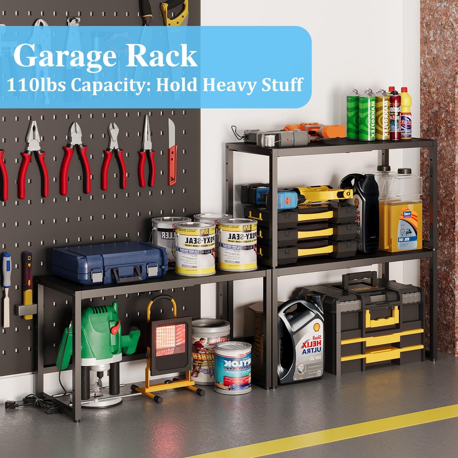 Estantería Metálica Ajustable Cidaziya 110 lbs 29 cm x 41 cm