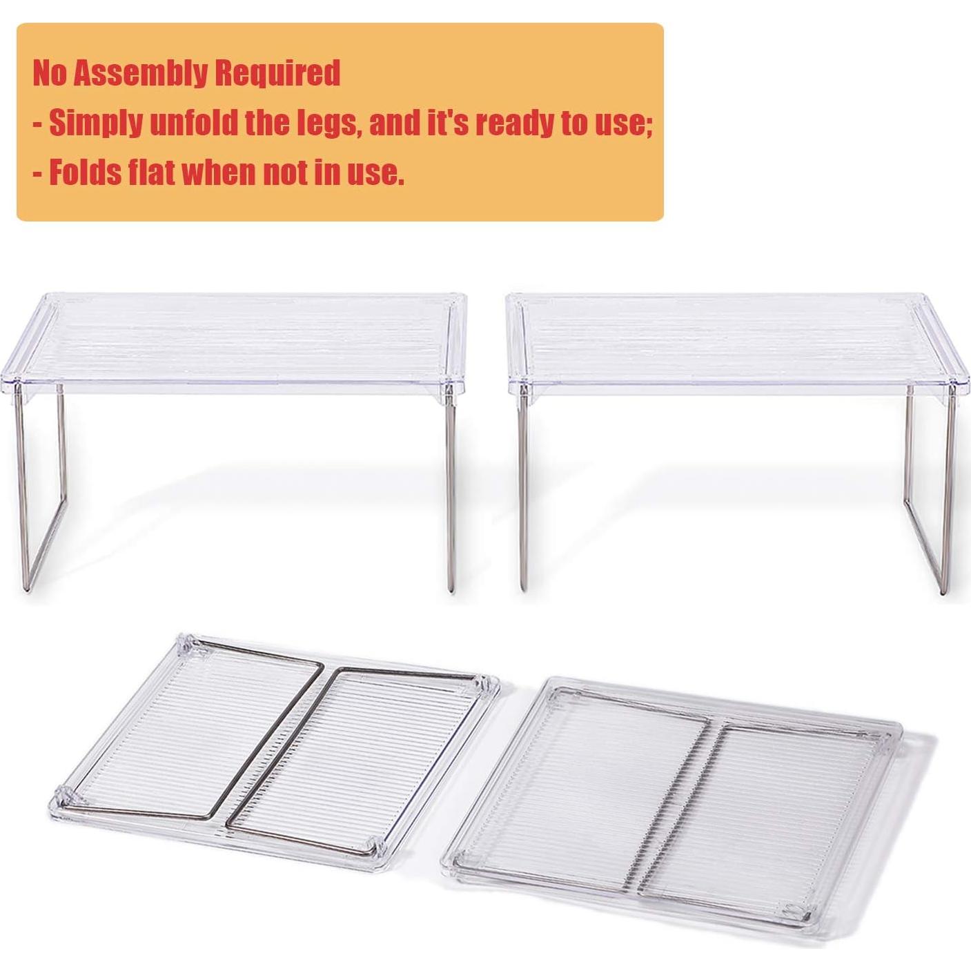 Organizador de despensa IVYHOME apilable 2 paquetes 30x25cm