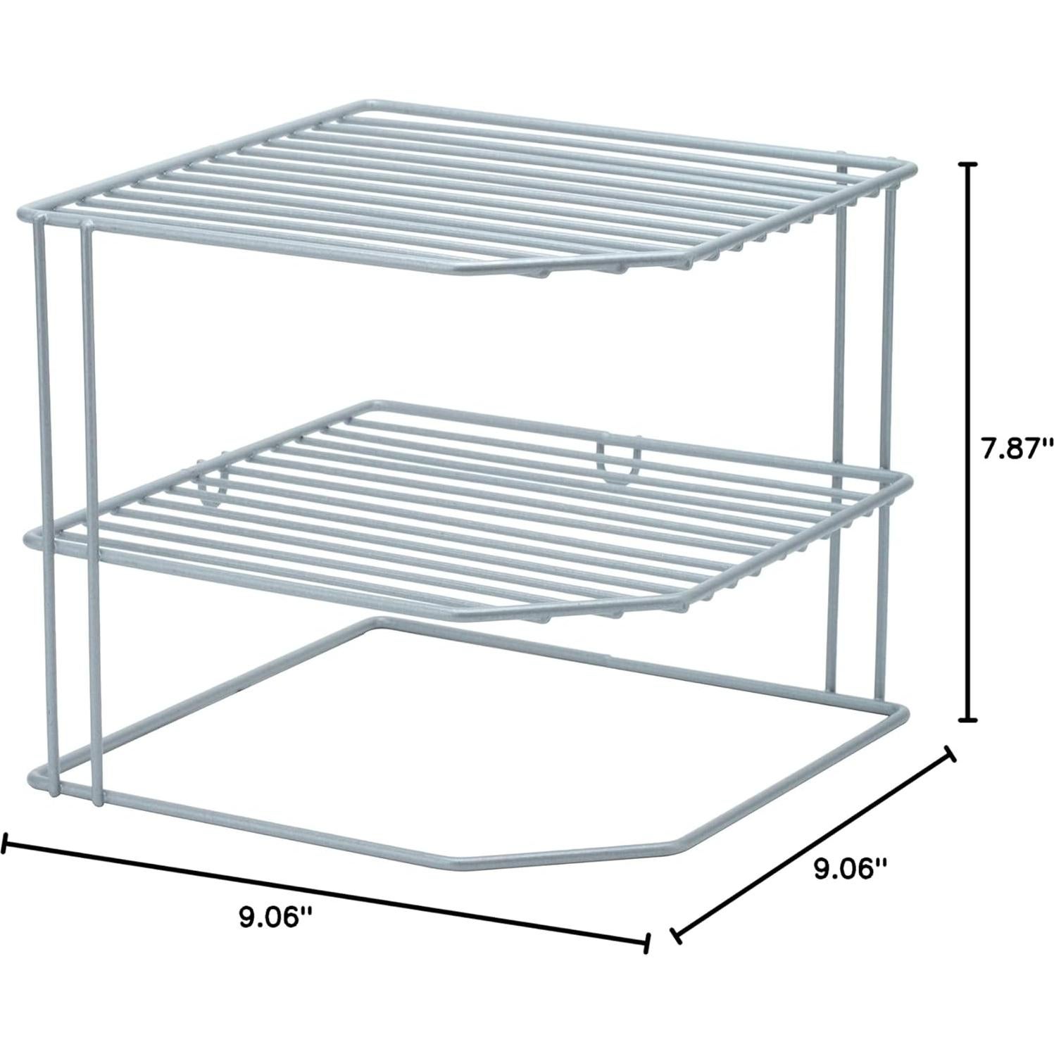 Estante de Esquina Kitchen Details 3 Niveles Hierro Gris
