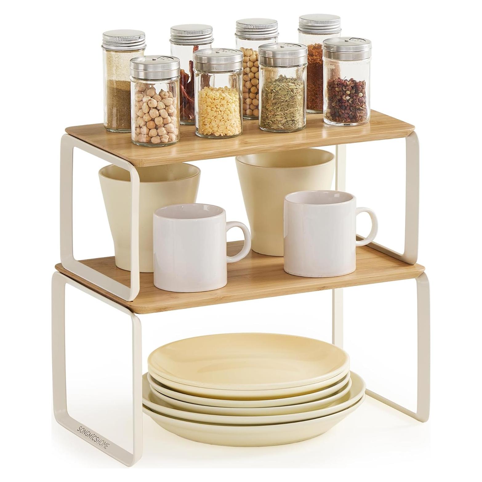 Organizador de Armario de Bambú SONGMICS HOME 2 Estantes