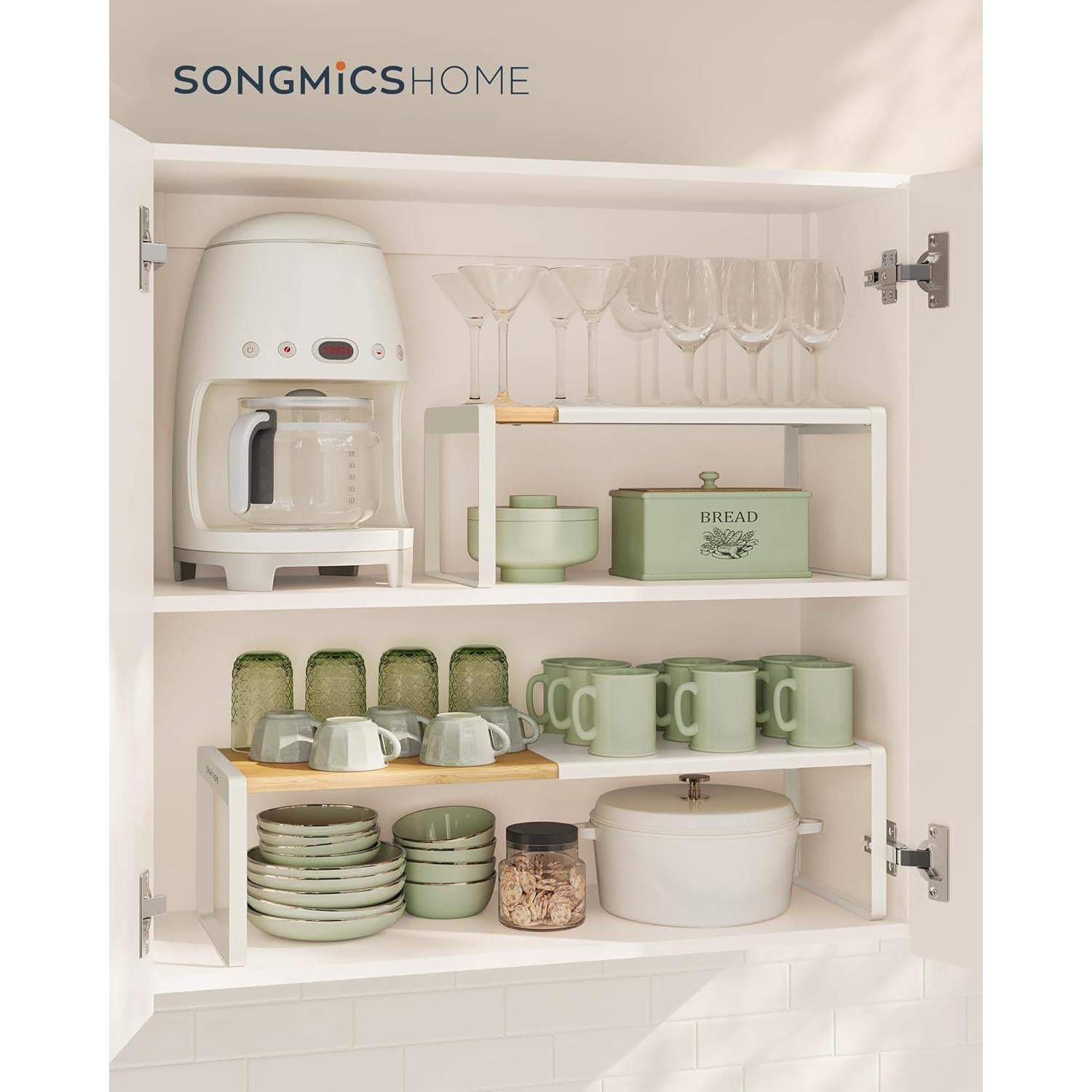 Estantes Expandibles para Especias SONGMICS HOME 2 Pzas