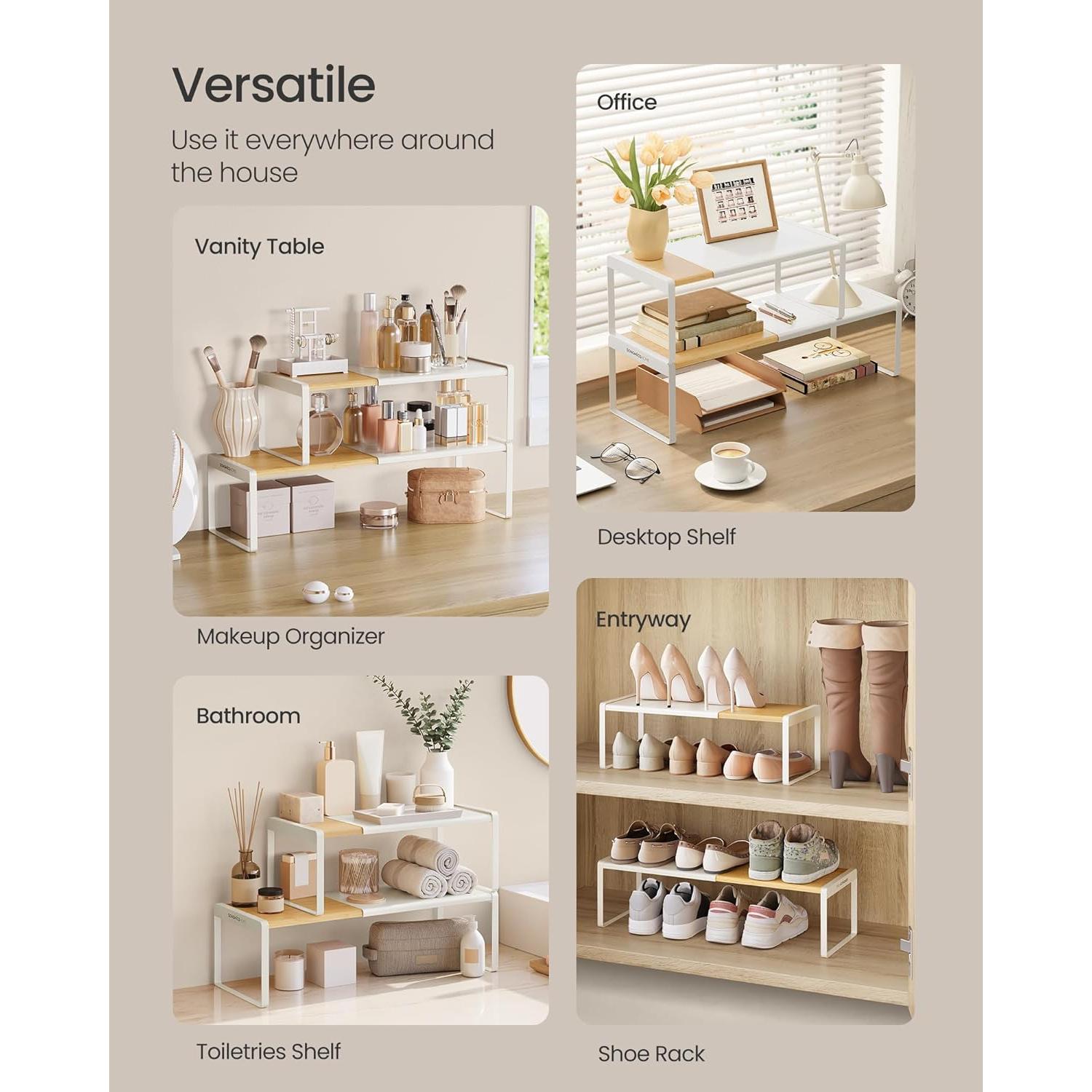 Estantes Expandibles para Especias SONGMICS HOME 2 Pzas