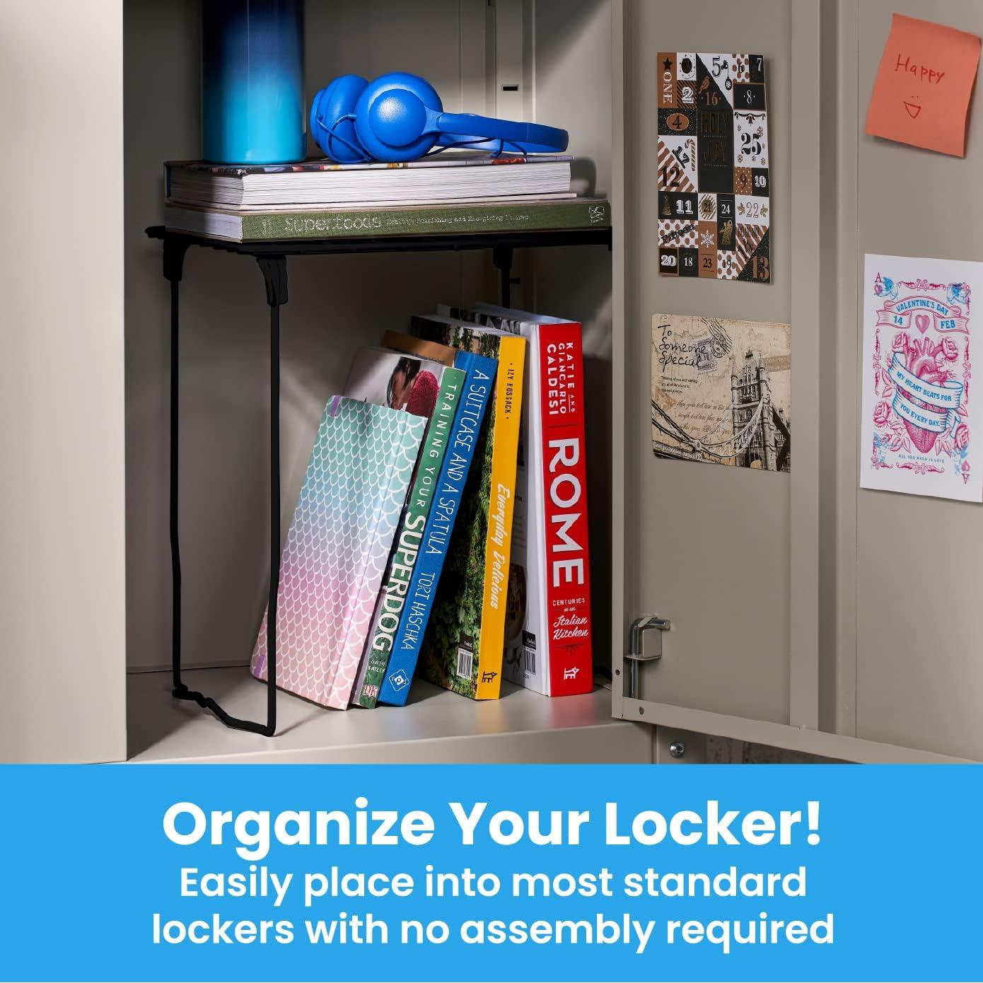 Estante Organizador Apilable LockerMate Negro 30,48 cm