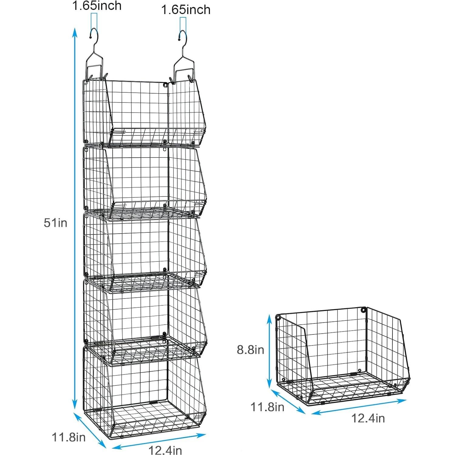 Organizador Colgante de Closet X-cosrack 5 Niveles 129 cm