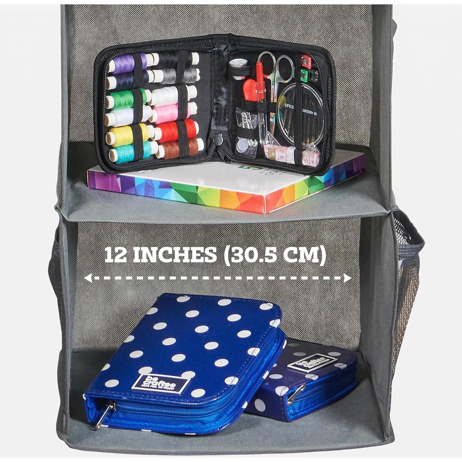 Organizador de Closet Colgante ZOBER 5 Estantes Gris