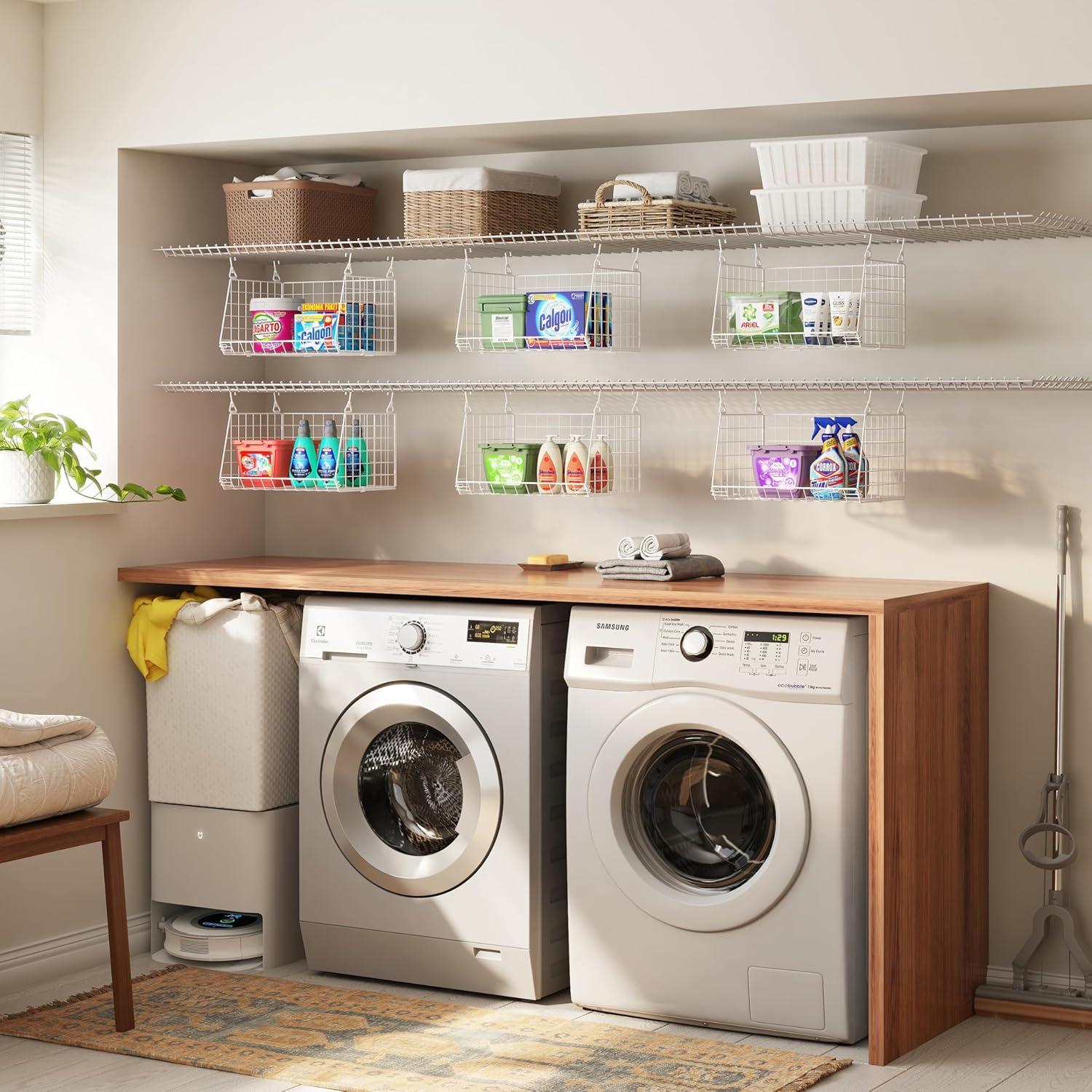 Organizador Colgante de Ropa 3 Niveles Sonyabecca Blanco