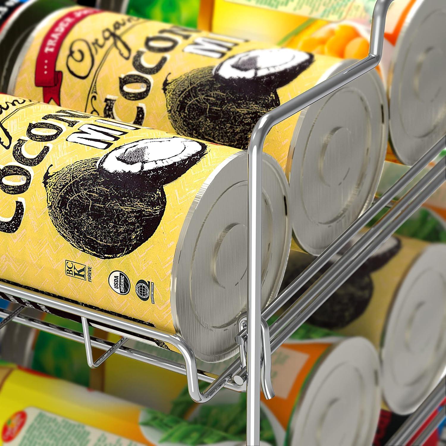 Organizador apilable de latas Deco Brothers 36 latas cromo