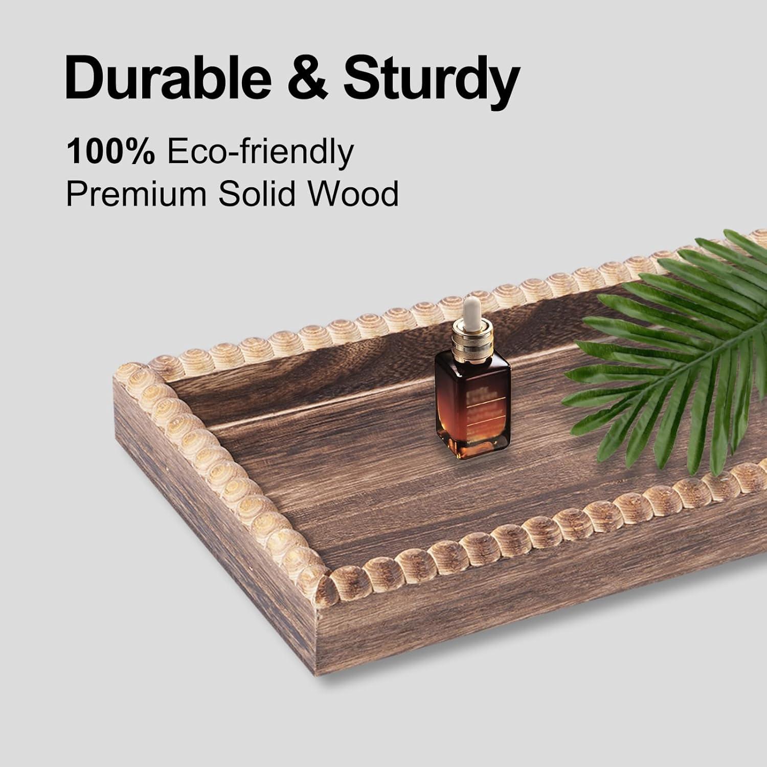 Organizador de Encimera de Baño BDBDYEAY 2 Niveles Madera