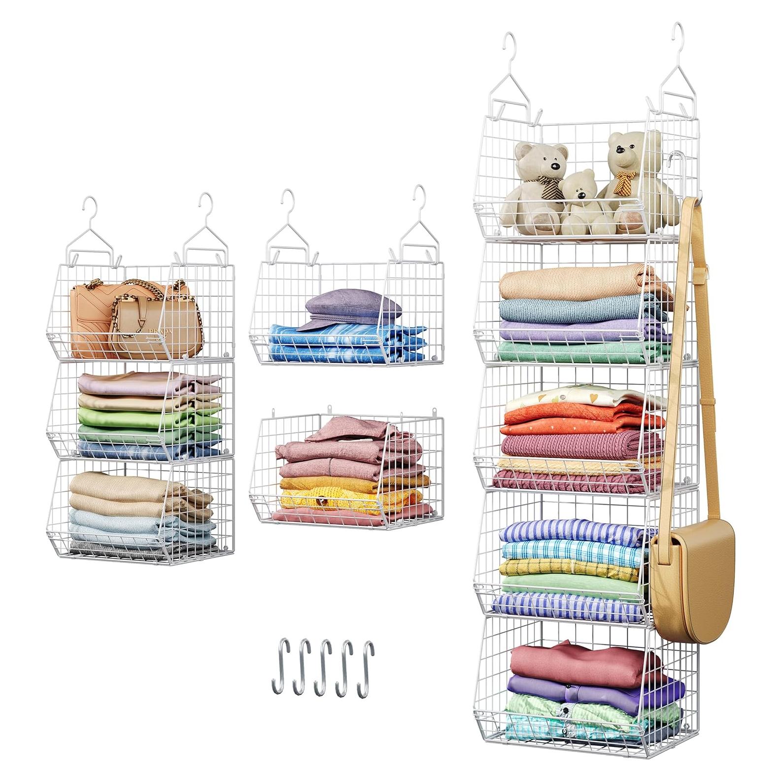 Organizador Colgante X-cosrack 5 Niveles Blanco para Closet