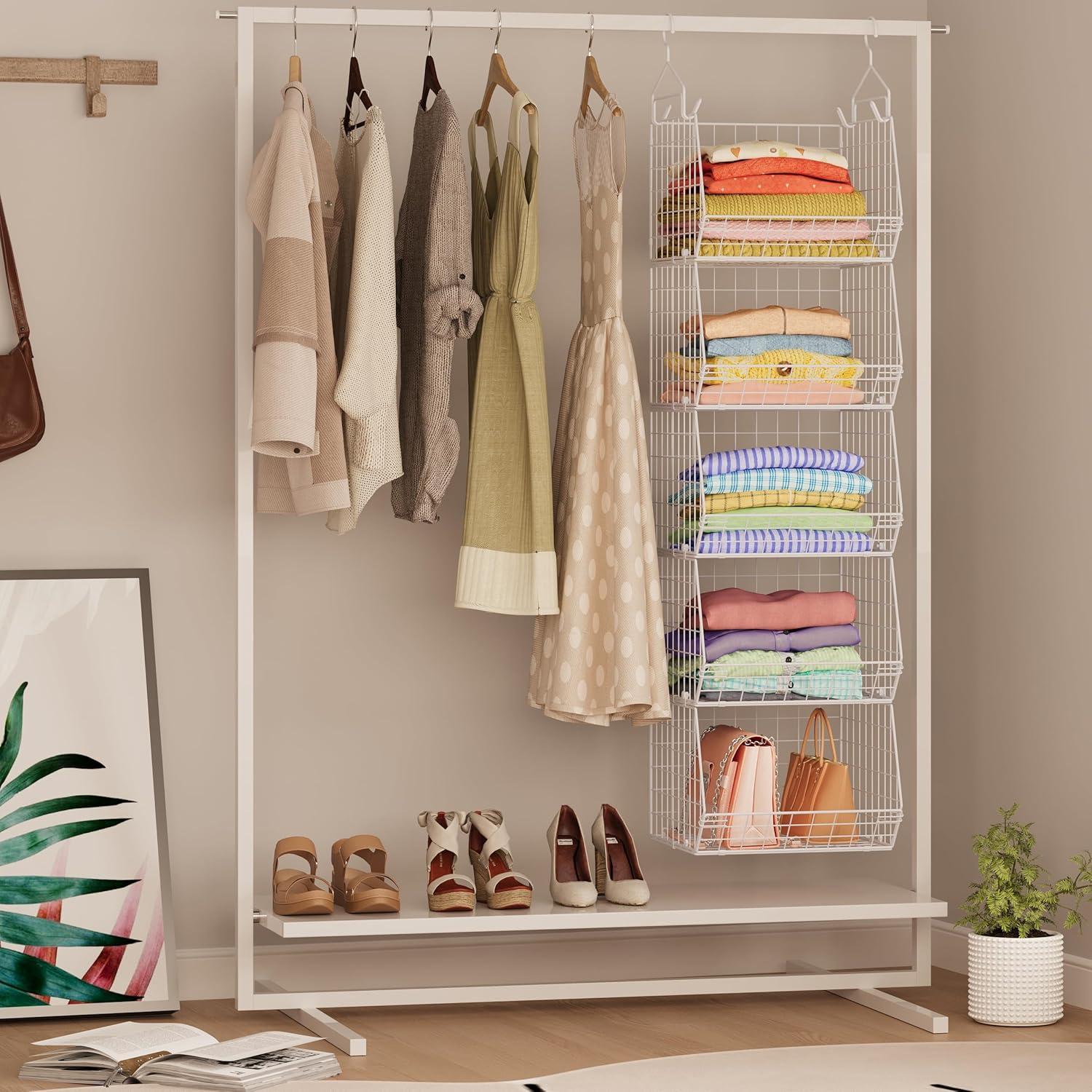 Organizador Colgante X-cosrack 5 Niveles Blanco para Closet