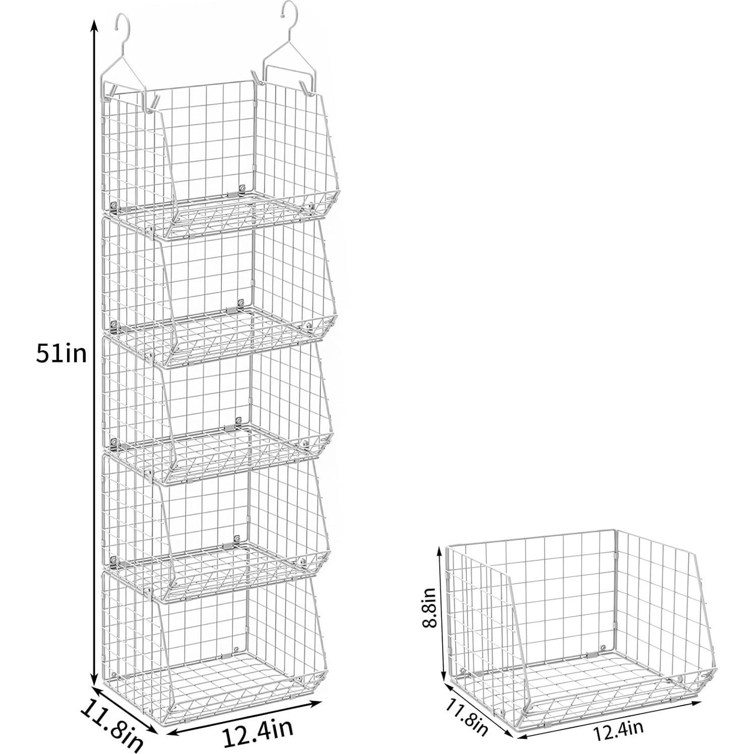 Organizador Colgante X-cosrack 5 Niveles Blanco para Closet