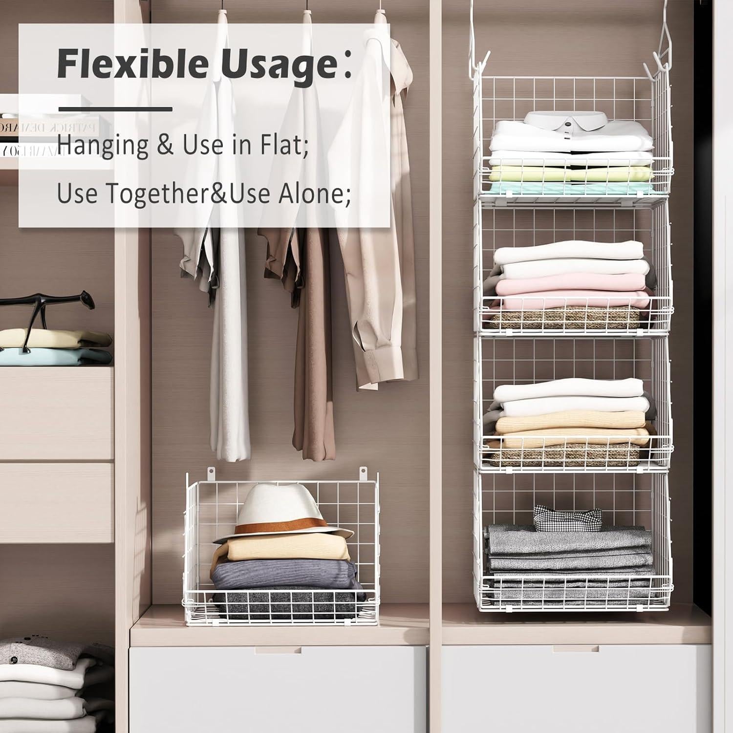 Organizador Colgante X-cosrack 5 Niveles Blanco para Closet