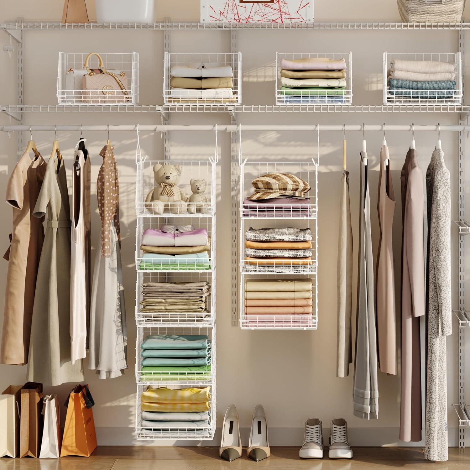 Organizador Colgante X-cosrack 5 Niveles Blanco para Closet