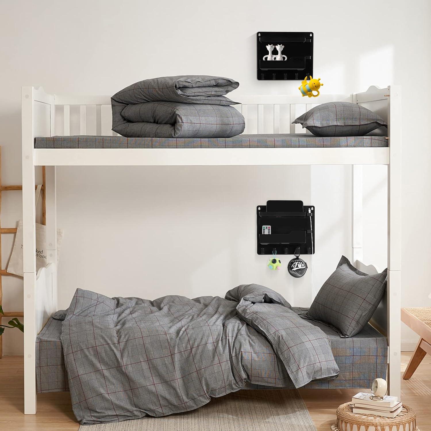 Organizador de Estante de Pared JUMEIHUI Negro 26x22cm