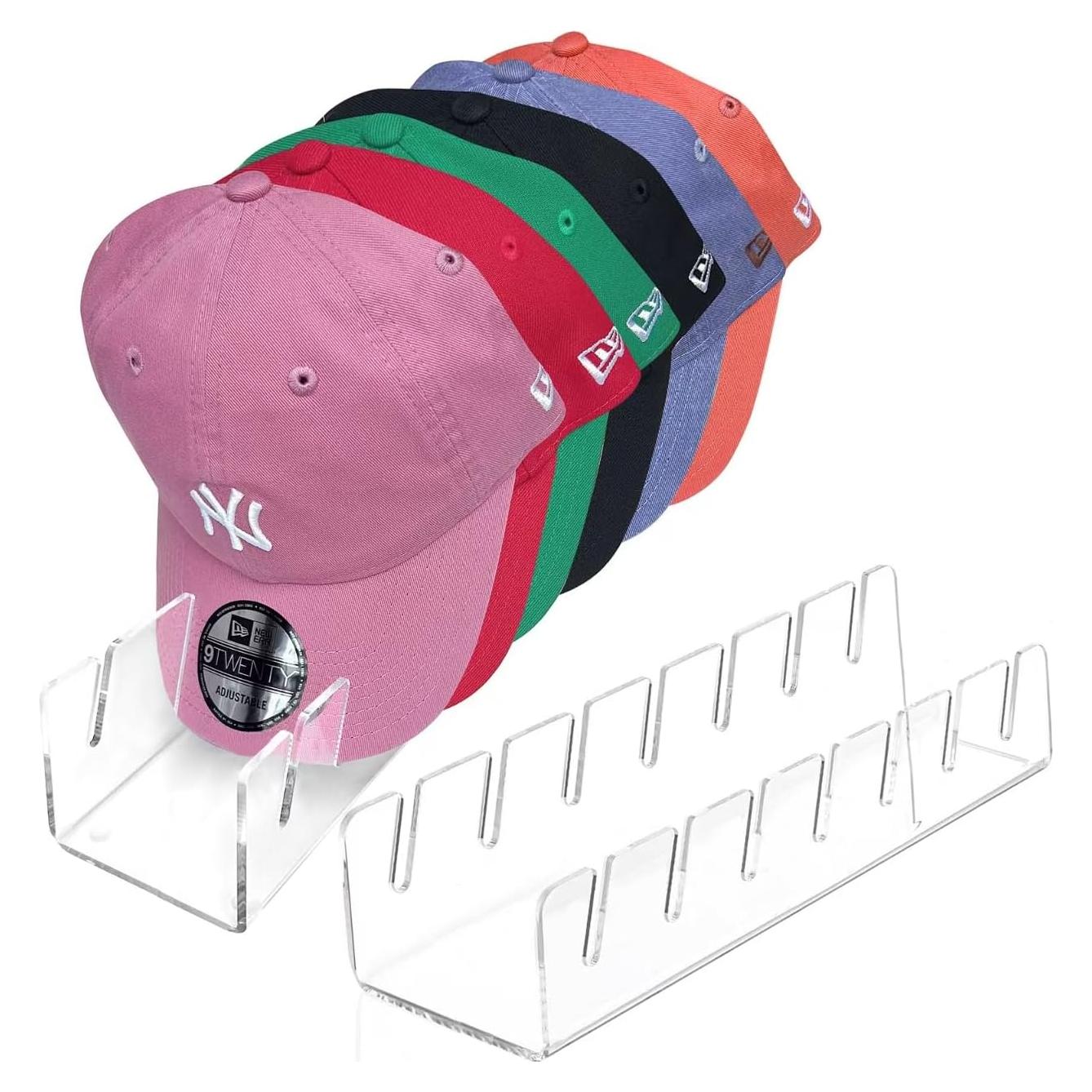 Soporte para Gorras CHENYAOAI Acrílico 2 Pcs 14 Gorras