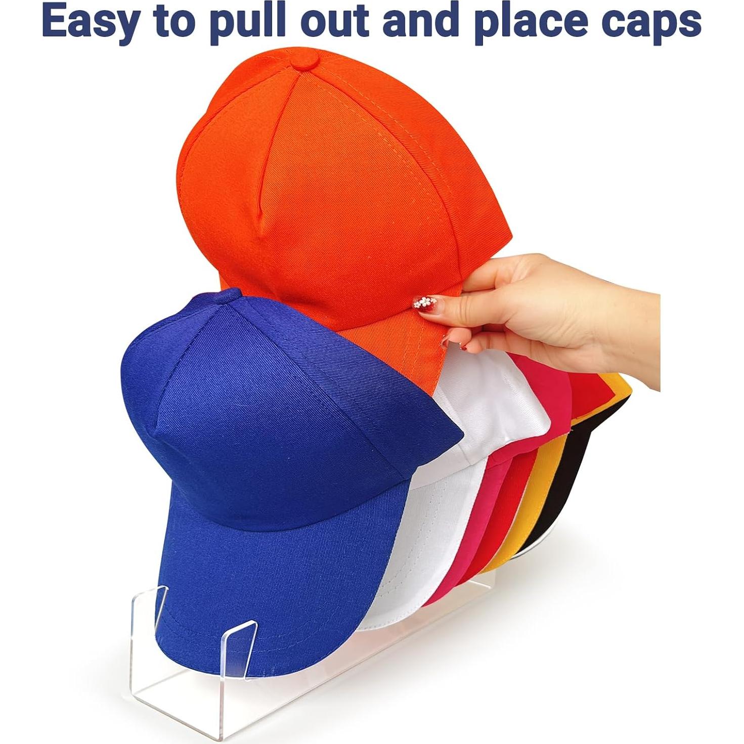 Soporte para Gorras CHENYAOAI Acrílico 2 Pcs 14 Gorras