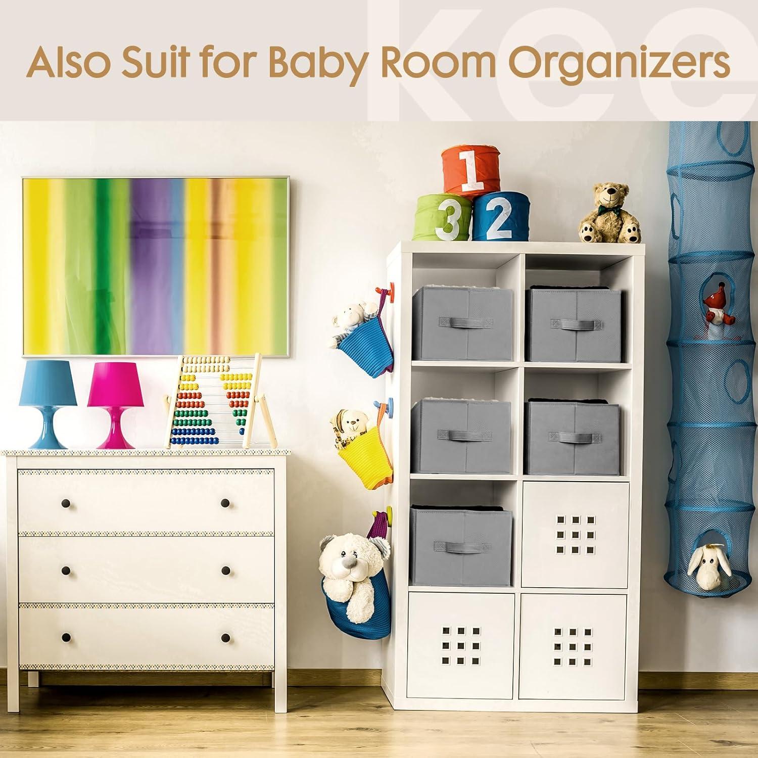 Organizadores de Ropa Criusia 6 Piezas Gris 33 Compartimentos