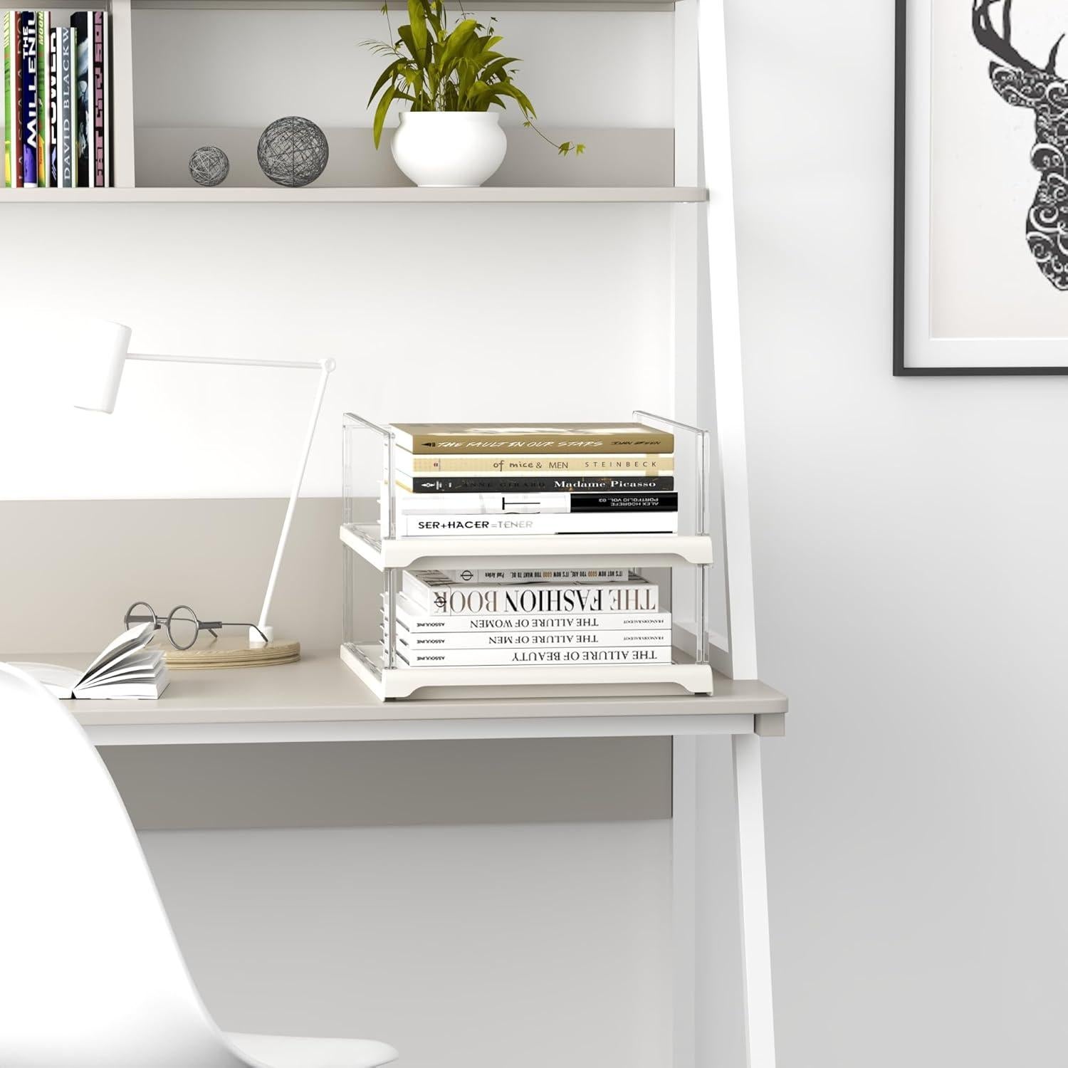 Paquete de 3 Organizadores de Closet Covetree Transparentes