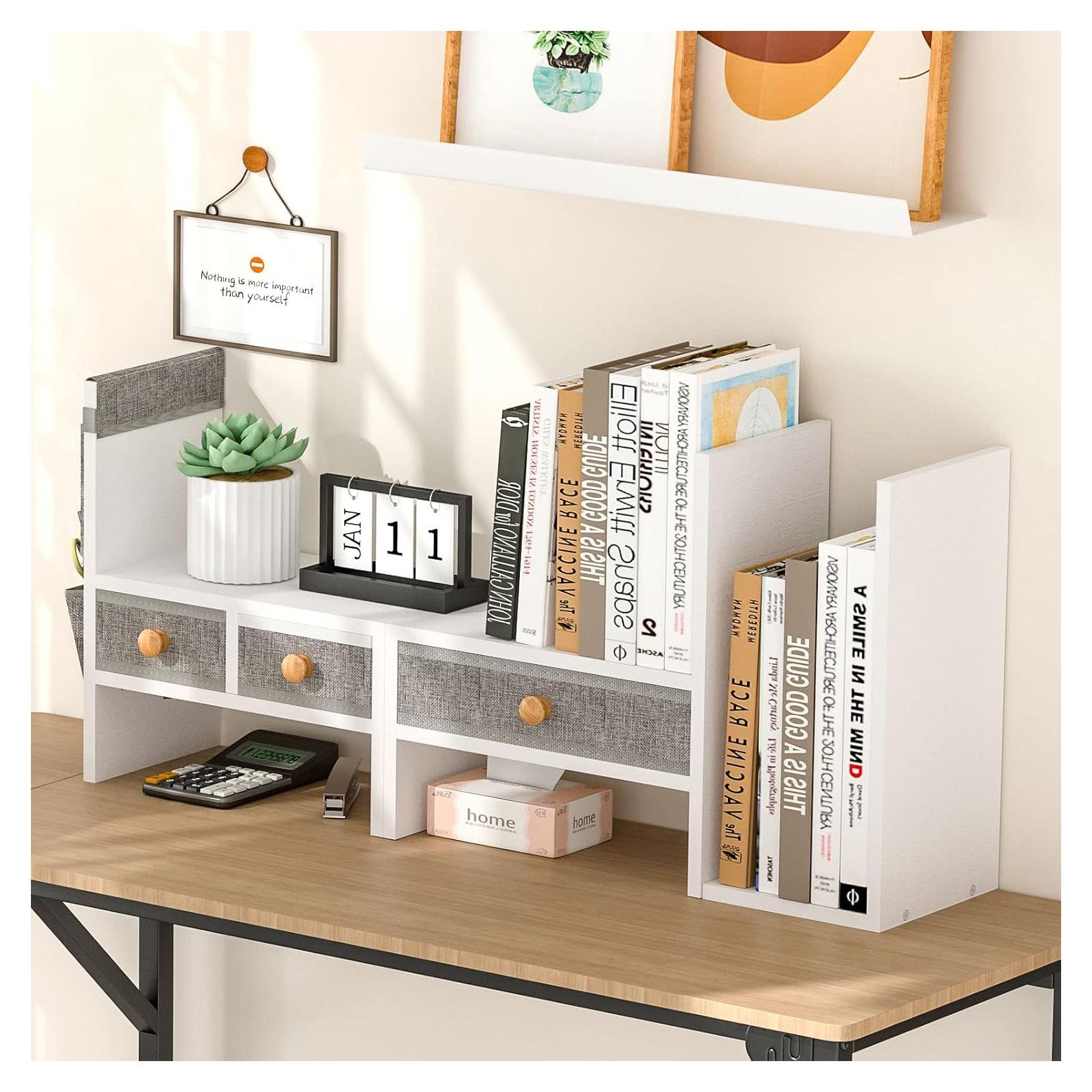 Estante de Escritorio X-cosrack Blanco con 3 Cajones