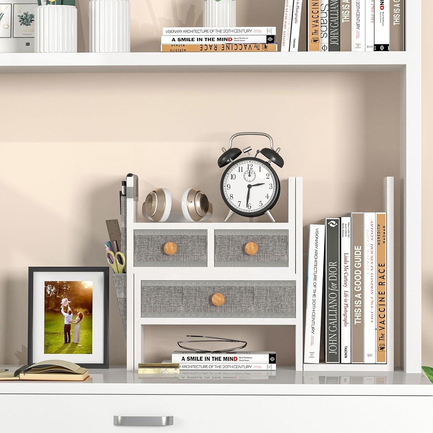 Estante de Escritorio X-cosrack Blanco con 3 Cajones