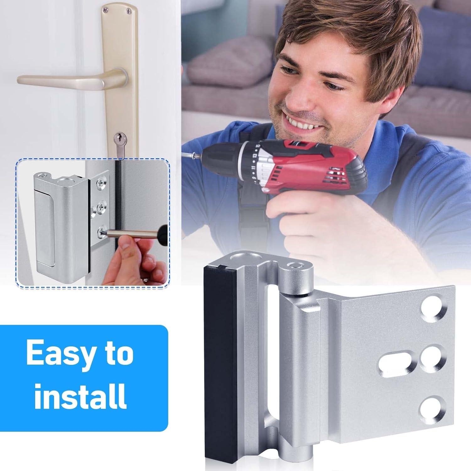 Cerradura de Refuerzo Steinwhale para Puerta 2Pack Seguridad