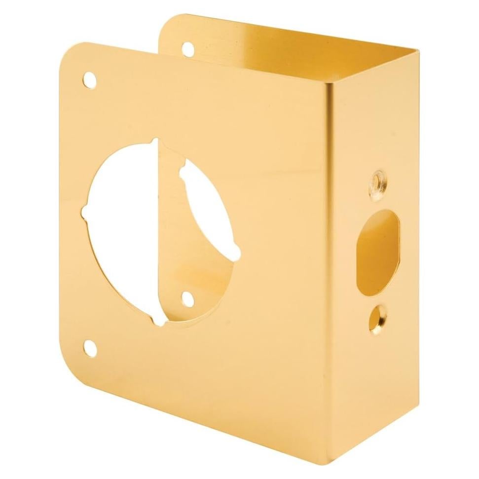 Placa de Refuerzo de Cerradura Prime-Line U 9558 Latón 4,45 cm