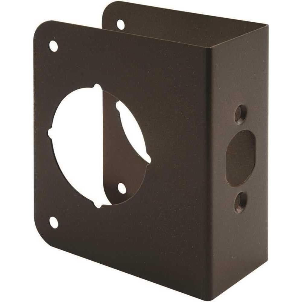 Placa Refuerzo Cerradura Prime-Line U 10745 Bronce 4,5 cm