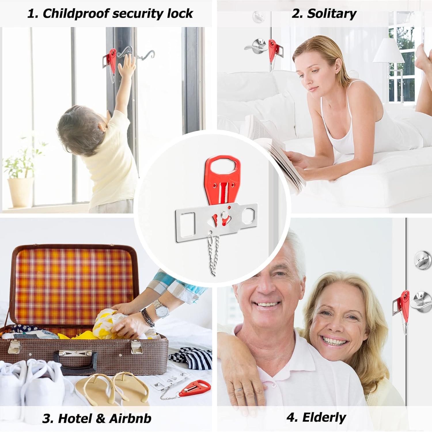 Cerradura de puerta portátil AceMining Locker001 Seguridad