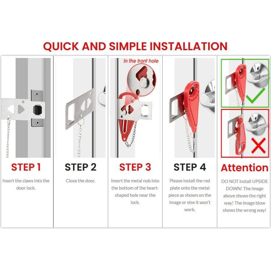Cerradura de puerta portátil AceMining Locker001 Seguridad