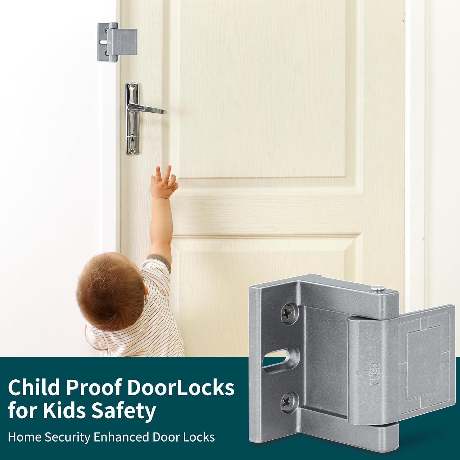 Cerradura de Puerta Reforzada JIADAXIN Aluminio 0.15 kg