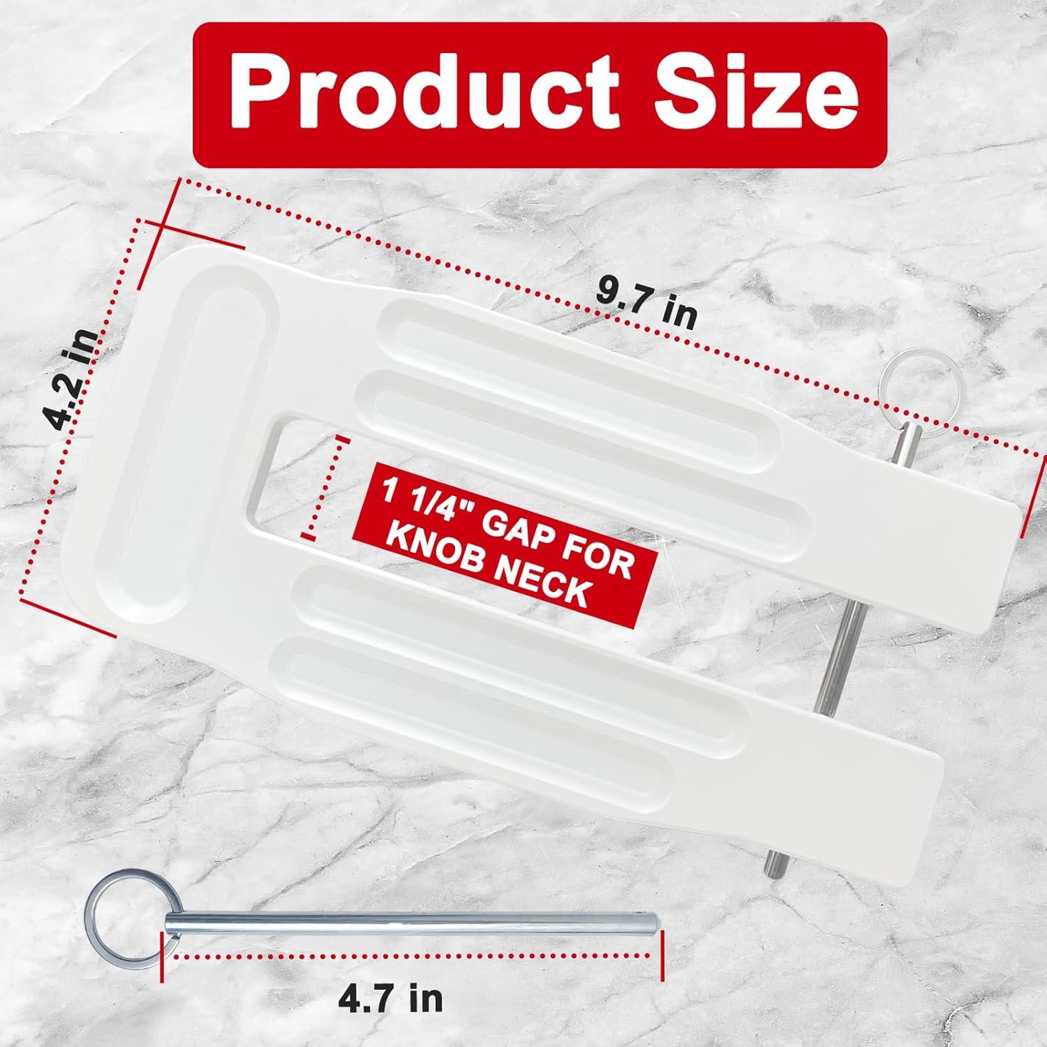 Cerradura de Puerta Francesa Enprotty FDL-01 Blanca Ajustable